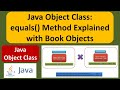 Java Object Class: equals() Method Explained with Book Objects | Java Tutorial