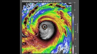 1822 山竹颱風雲圖總回顧 (Typhoon Mangkhut)