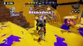 スプラトゥーン実況！上手い人はいるもんだ。ネギトロ炭鉱ガチホコバトル☆ランク５０なおきち広島弁ゲーム実況splatoon