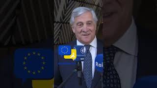 Italian, English, French, Spanish but German is more complicated! Antonio Tajani