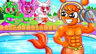 Who Will Choose ORANGE OREN!? Oren Becomes a Mermaid | Incredibox Sprunki Animation