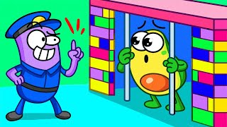 AVOCADO IS LOCKED UP IN A JAIL! || Police Officer VS Vegetables || Crazy Situations in Prison