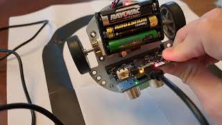 Using HolaSmart HS1002 Robot car for Micro:bit -- code install + using the car