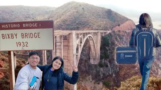 Historical BIXBY BRIDGE || 17 Mile Drive || ZOMAKE Ultralightweight Backpack