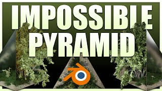 Make an IMPOSSIBLE 3-Worlds-In-1 Pyramid in Blender | Eevee & Cycles