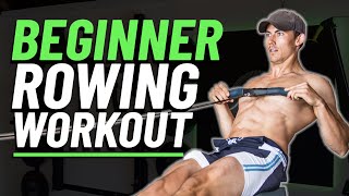 Don't MISS This CRITICAL Beginners Rowing WORKOUT