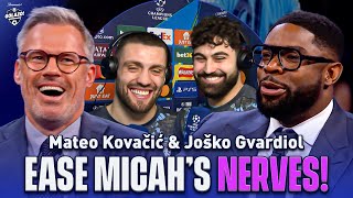 Joško Gvardiol \u0026 Mateo Kovačić talk NERVY Man City win w/ Micah Richards | UCL Today | CBS Sports