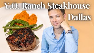 Eating at Y.O. Ranch Steakhouse. Best Steakhouse in Dallas?