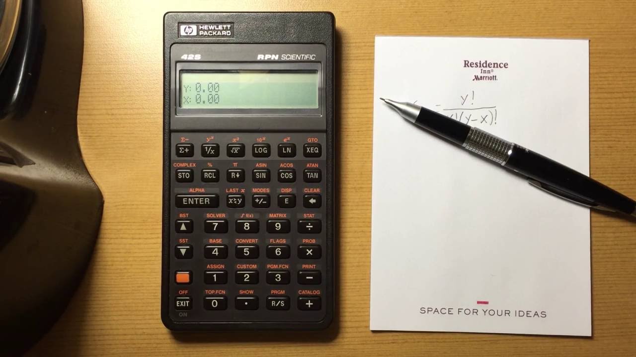 Hp 42s General Usage And Notes Youtube