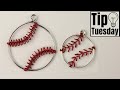 Wire Baseball Pendant Tip Tuesday Jewelry Making Tutorial