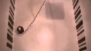Evolved Khepera displaying vision based collision avoidance