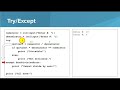 Python- Exceptions