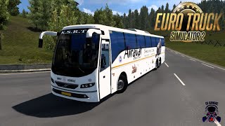 KSRTC Airavat club class bus mod 1.53| EURO TRUCK SIMULATOR 2 | link in the description #ets2 #bus