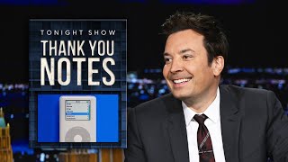 Thank You Notes: Apple Discontinuing iPod, Avatar: The Way of Water | The Tonight Show