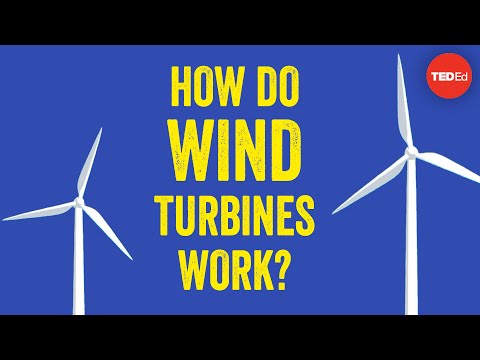 What fuel is used in wind turbines?
