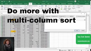 Do more with multi-column sort in Excel