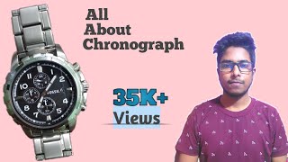 Chronograph watch function|Reset chronograph|Fossil Chronograph|Chronograph को कैसे इस्तेमाल करे|