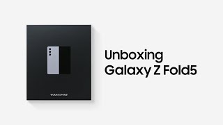 Galaxy Z Fold5:  Unboxing | Samsung