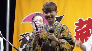 江州音頭　月乃家 小菊「北灰塚地区盆踊り大会」大東市 灰塚小学校　2023-07-22