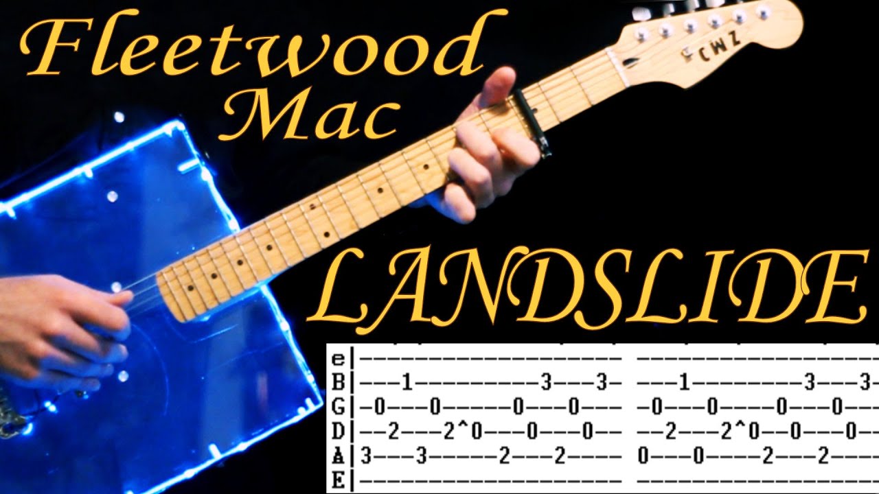 Landslide Chords Fleetwood Mac Guitar Lesson With Tab Tutorial Also ...