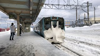 青い森鉄道703系703-11Fワンマン普通青森行き577M 東青森到着→発車