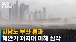 힌남노 부산 통과…해안가 저지대 피해 심각 / SBS