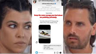 Kourtney Kardashian’s Ex Scott Disick EXPOSED For Sending DM’s To Her EX TALKING MESS About Her