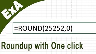 Automate Roundup Function with VBA (One Click Roundup) [HD]