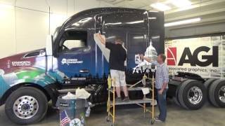 AGI Wraps 2015 Capitol Christmas Tree Kenworth