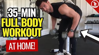 35-Min Full Body Workout Routine At Home For Men (Quick, Simple, & Deadly Effective)