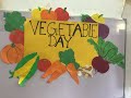 vegetable day celebration in preschool