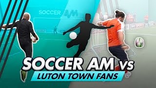 Volley Challenge LIVE | Soccer AM vs Luton Town Fans feat Rob Beckett & Cel Spellman