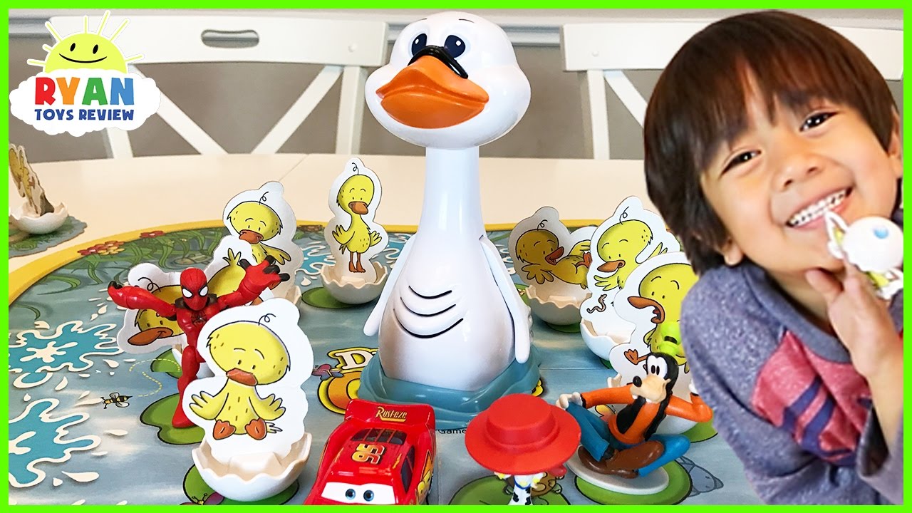 Duck Duck Goose Game For Kids! Family Fun Game Night Egg Surprise Toys ...