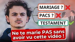 PACS, MARIAGE ET SUCCESSION : CE QU'ON VOUS CACHE (formation gratuite 2024)