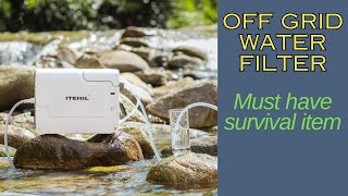 ITEHIL Portable Water Filtration System - Perfect For Off Grid