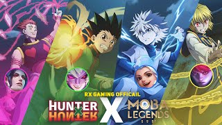 MLBB X HUNTER X HUNTER-Skills New Skin CECILION ,HARITH,DYRROTH \u0026 JULIAN  l 4 Upcoming New Skins-#ml