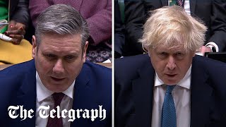 Boris Johnson says extra weapons to be sent to Ukraine as Starmer calls for more Russia sanctions