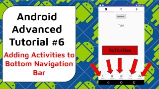 Bottom Navigation Bar with Activities - Android Advanced Tutorial #6