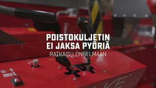 Ratkaisu ongelmaan - Poistokuljettimen matto ei liiku