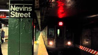 IRT Subway: R142/A (4) Train at Nevins Street