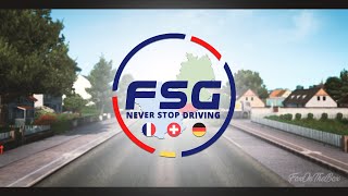 ETS2 1.39 FSG - France Switzerland Germany Map Mod 1:1 | Euro Truck Simulator 2 Mod