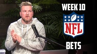 Pat McAfee's Week 10 NFL Bets