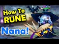 How To Rune Nana (Water Mage)