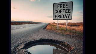 NJ RT. 80 LIVE SINKHOLE TRAFFIC FREE COFFEE FRIDAY! 5/2/2025 #newjersey #freecoffee #livestream