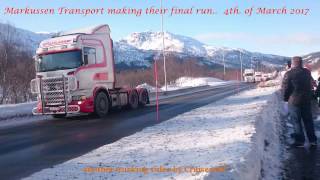 Markussen Transport final run