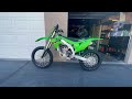 Stock Exhaust Start Up 2022 Kx250