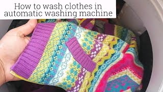 How To Wash Clothes In Dawlance Automatic Washing Machine - Automatic Washing Machine Demo