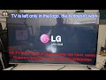 LG TV is left only in logo tv does not start  emmc firmware problem main board EAX6538400