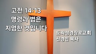 [주일오전]신경민 목사,고전 14:13 "명령, 방언하는 자는 통역하기를 기도하라"20241208am