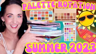 SUMMER 2023 PALETTE ROTATION! ☀️LOTS OF COLOR! ⛱️